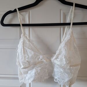 ✨ 5 For $50 NWT Free People White Bralette Size XS